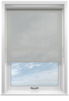 Crystalline Voile, Medium Grey - Roller Blind